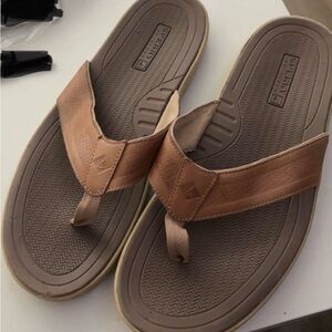 Sperry Men's Brown and Tan Sandals